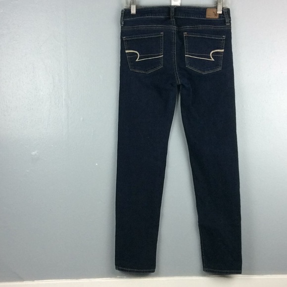American Eagle Super Stretch Skinny Jeans Sz 4 - Picture 2 of 7